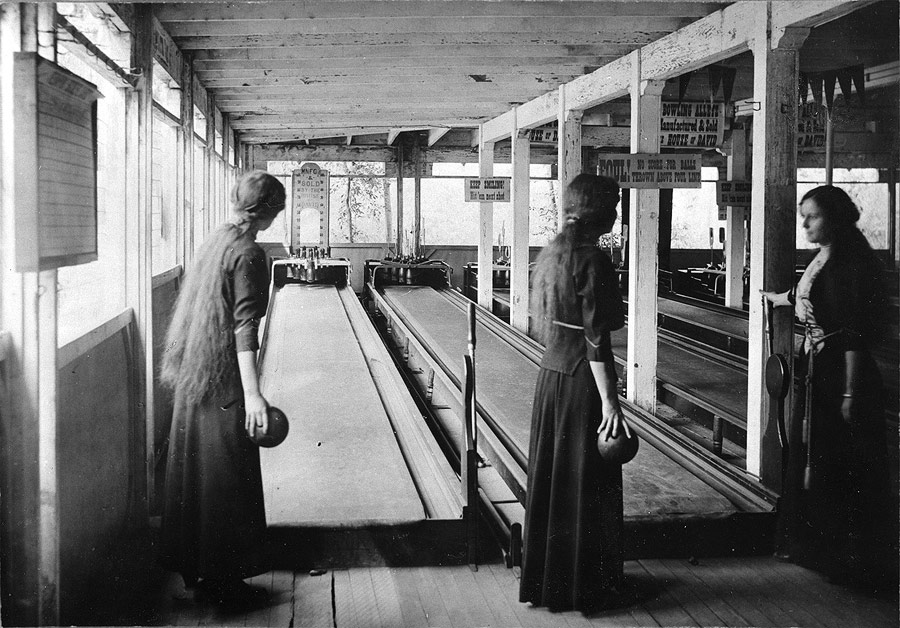 Bowling was one of Eden Spring's premier attractions. The House of David made a significant contribution to the sport by inventing some of the first automatic pin setting machines in the world, decades before the technology became widespread.