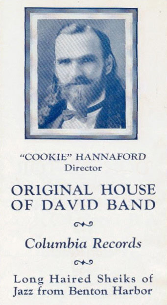 The House of David road bands are forgotten today because there are no surviving sound recordings of the bands.  While there is evidence that they recorded professionally no recording of these famous bands has come to light over our investigation of several years.