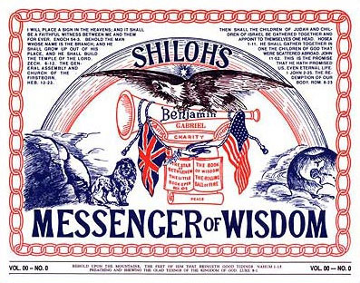 SHILOH MESSENGER OF WISDOM Souvenir Edition Newsletter